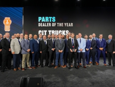 CIT Trucks team receiving 2026 Parts Dealer of the Year award