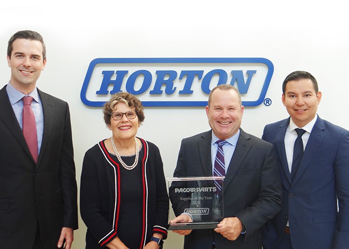 Horton executives receiving 2020 Supplier of The Year award