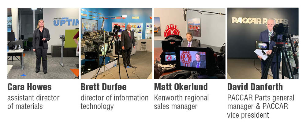 Graphic of PACCAR employees featured in Military Makeover: Operation Career